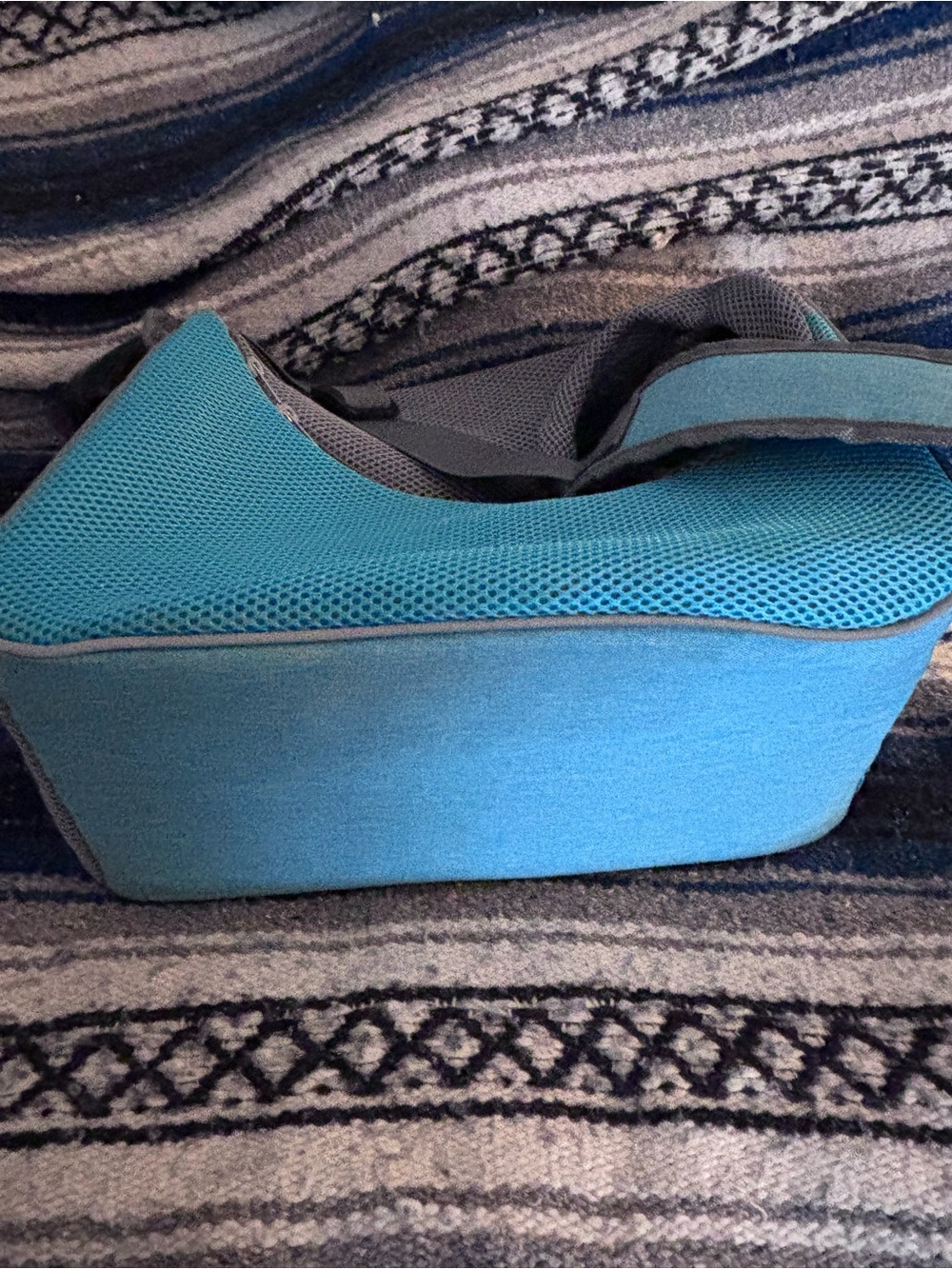 Blue Mesh Pet Sling Carrier - Picture 4 of 10